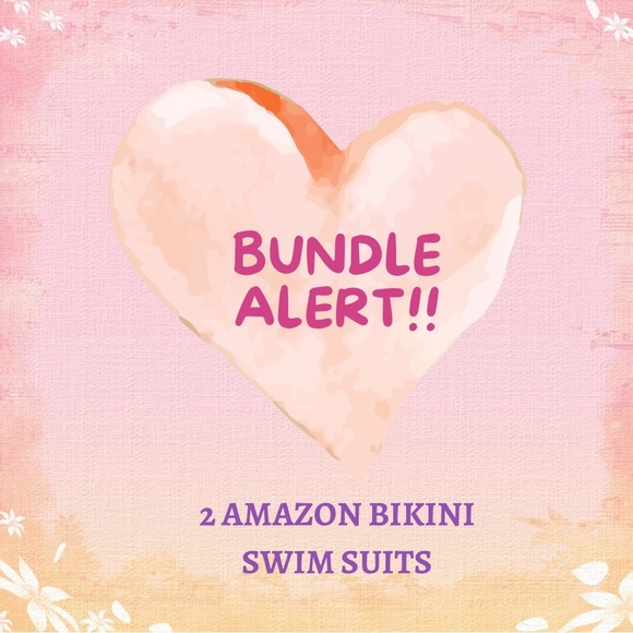2 Amazon Women’s Swimsuit Bikinis Size 2XL - Picture 1 of 16